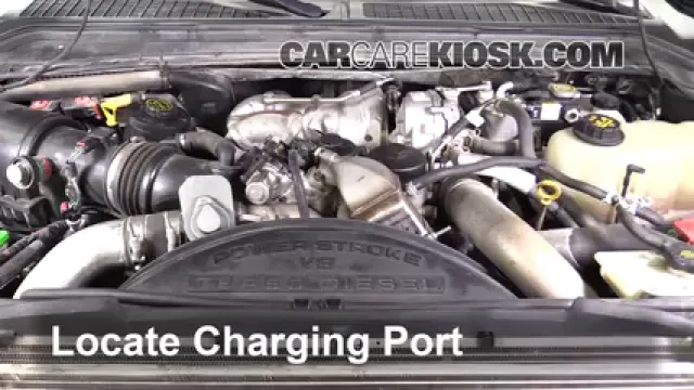 2010 Ford F-250 Super Duty XLT 6.4L V8 Turbo Diesel Standard Cab Pickup Air Conditioner Recharge Freon